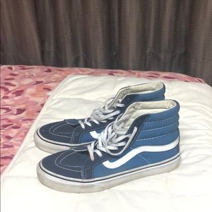 Blue Vans high tops ⚡️lightly used⚡️